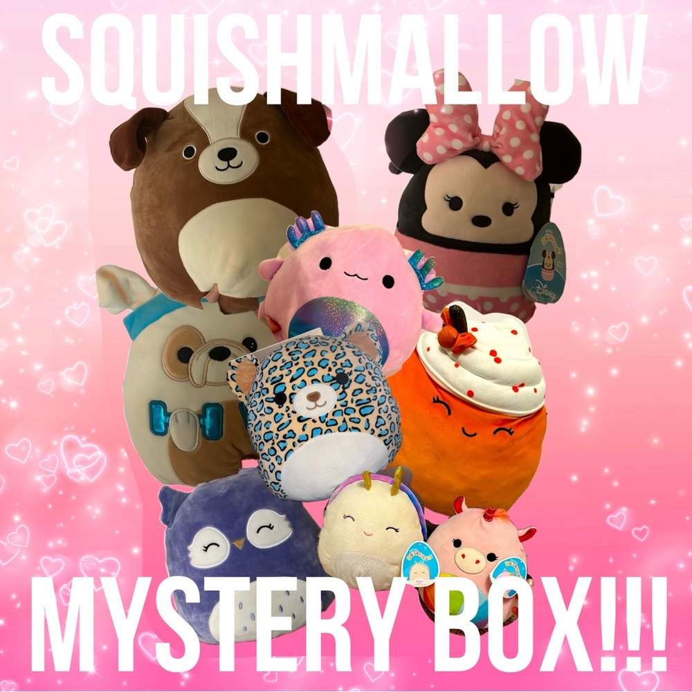 🤗🤗Squishmallow Mystery Box! 1-3 Squishmallow! NWT/NWOT!🤗🤗